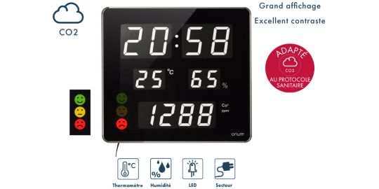 Appareil mesure ORIUM Mesureur de CO2 &