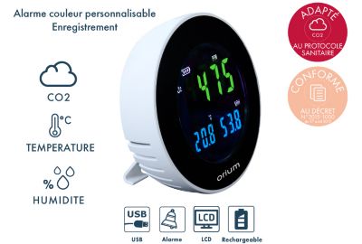 Appareil mesure ORIUM Mesureur de CO2 Qu