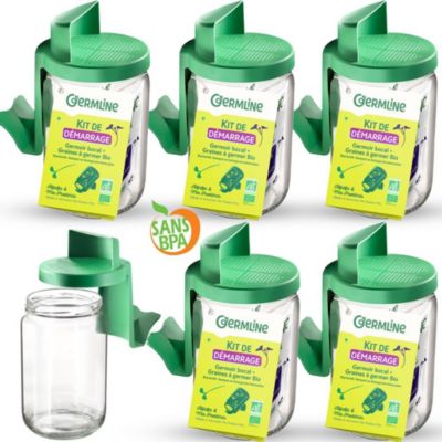 Germoir GERMLINE Germoir en verre x6