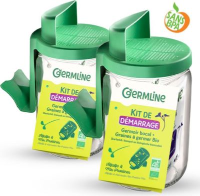 Germoir GERMLINE Germoir en verre x2