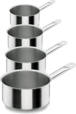 Batterie de cuisine LACOR 4 casseroles inox Lacor Chef 16/18/20/24
