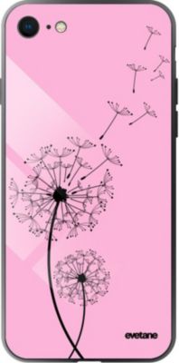 Coque EVETANE Verre iPhone 6/6S Plus Pissenlit