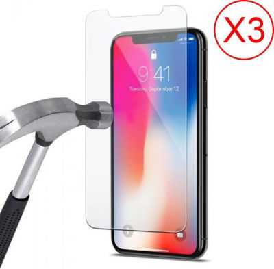 Protège écran EVETANE Lot de 3 vitres de protection iPhone XR