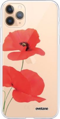Coque EVETANE 360° iPhone 11 Pro Coquelicot Coque EVETANE 360° iPhone 11 Pro Coquelicot