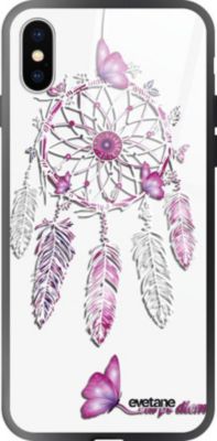 Coque EVETANE Verre iPhone XS Max Carpe Diem