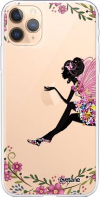 Coque EVETANE 360° iPhone 11 Pro Max Fée Fleurale