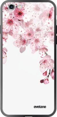 Coque EVETANE Verre iPhone 6/6S Plus Cerisier