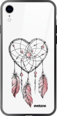 Coque EVETANE Verre iPhone XR Attrape Coeur Coque EVETANE Verre iPhone XR Attrape Coeur