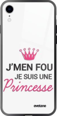 Coque EVETANE Verre iPhone XR Princesse Coque EVETANE Verre iPhone XR Princesse