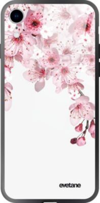 Coque EVETANE Verre iPhone XR Cerisier