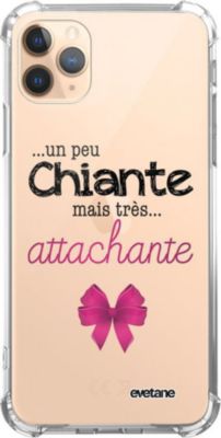 Coque EVETANE Souple iPhone 11 Pro Attachante
