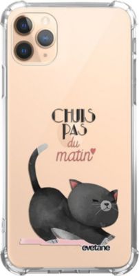 Coque EVETANE Souple iPhone 11 Pro Pas Du Matin