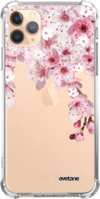 Coque EVETANE Souple iPhone 11 Pro Cerisier