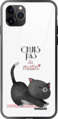 Coque EVETANE Verre iPhone 11 Pro Max Pas Du Matin