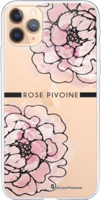 Coque EVETANE 360° iPhone 11 Pro Max Rose Pivoine Coque EVETANE 360° iPhone 11 Pro Max Rose Pivoine