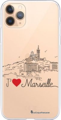 Coque EVETANE 360° iPhone 11 Pro Max J'aime Marseille