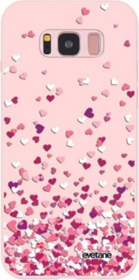 Coque EVETANE Silicone Galaxy S8 Confettis