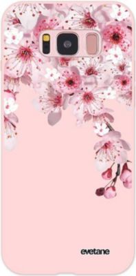 Coque EVETANE Silicone Galaxy S8 Cerisier