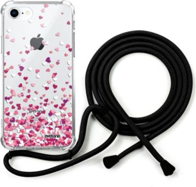 Coque EVETANE Cordon iPhone SE Confettis Coque EVETANE Cordon iPhone SE Confettis