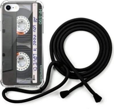 Coque EVETANE Cordon iPhone SE Cassette Coque EVETANE Cordon iPhone SE Cassette