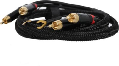 Câble RCA POWERCABLE Câble audio 2 RCA avec masse 1.50m Câble RCA POWERCABLE Câble audio 2 RCA avec masse 1.50m