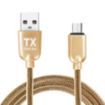 Câble micro USB TX THINK XTRA TX-CB-MTMC-GLD