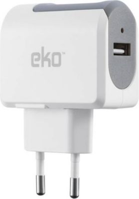 Chargeur secteur EKO USB Universel 1A Chargeur Secteur