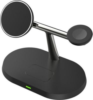 Chargeur induction EKO 3-en-1 15W avec Support en Acier