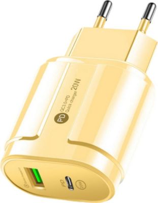 Chargeur secteur EKO 20W USB Quickcharge 3.0 / PD USB Type-C