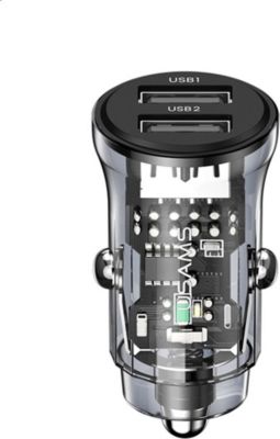 Chargeur allume-cigare EKO 15W Double Port USB-A QuickCharge 3.0