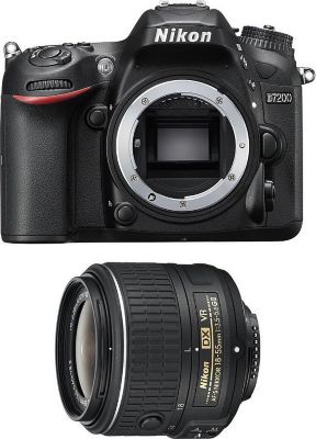 Appareil photo Reflex NIKON D7200 + 18-55 VR Reconditionné