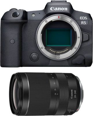 Appareil photo Hybride CANON EOS R5 + RF 24-240mm f/4-6.3 IS USM
