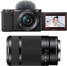Appareil photo Hybride SONY ALPHA ZV-E10 + 2 Objectifs