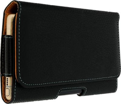 Etui AVIZAR Etui Ceinture éco-cuir Noir Taille XXL