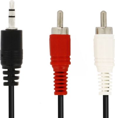 Câble Jack/RCA AVIZAR Jack 3.5 vers RCA Stéréo Amplification