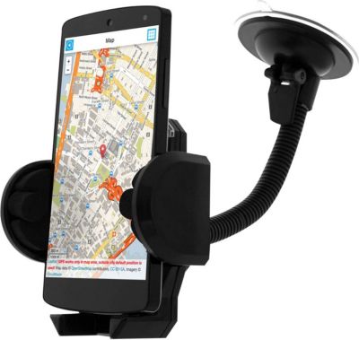 Support smartphone AVIZAR Voiture Rotatif Fixation Ventouse