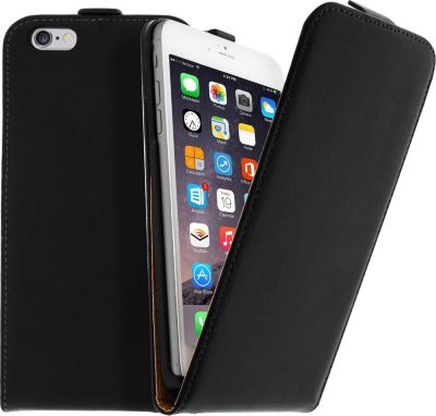 Etui AVIZAR iPhone 6 Plus Clapet Ultra-fin Noir