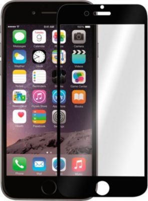Protège écran AVIZAR IPhone 6 Verre Trempé Contour Noir