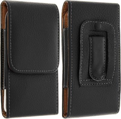 Etui AVIZAR Etui ceinture vertical cuir grainé XL