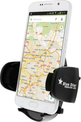 Support smartphone AVIZAR Voiture Fixation Grille d'aération