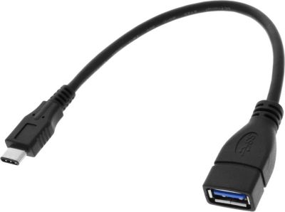AVIZAR Cable USB OTG Femelle vers USB-C Male