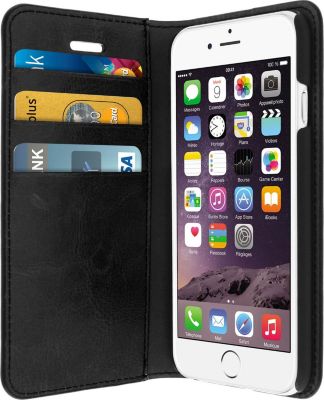 Etui AVIZAR iPhone 6 / 6S simili Cuir Noir Etui AVIZAR iPhone 6 / 6S simili Cuir Noir