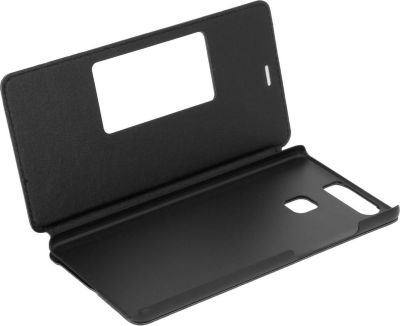 Etui AVIZAR Huawei P9 Fenêtre S-view Noir