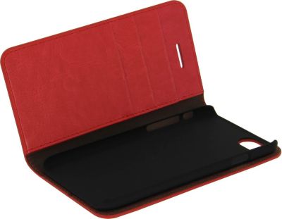 Etui AVIZAR IPhone 8 / 7 Cuir Portefeuille Rouge