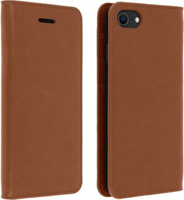 Etui AVIZAR iPhone SE 2022Cuir Portefeuille Marron Etui AVIZAR iPhone SE 2022Cuir Portefeuille Marron