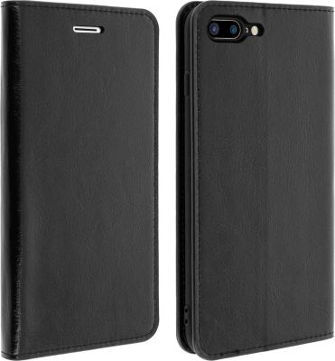 Etui AVIZAR IPhone 7+ / 8+ Cuir Portefeuille Noir Etui AVIZAR IPhone 7+ / 8+ Cuir Portefeuille Noir