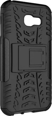 Coque AVIZAR Samsung A5 2017 Antichoc + Béquille Noir