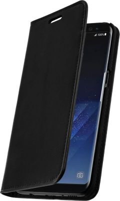 Etui AVIZAR Samsung Galaxy S8 Portefeuille Cuir Noir