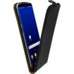 Etui AVIZAR Samsung S8+ Clapet Vertical Cuir Noir