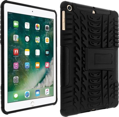 Coque AVIZAR iPad 5 / 6 / Air Bimatière Béquille Noir